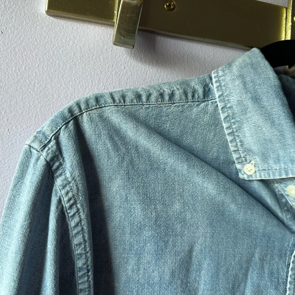 Vineyard Vines Blue Denim Classic Fit Murray Shirt Size M - Picture 11 of 14